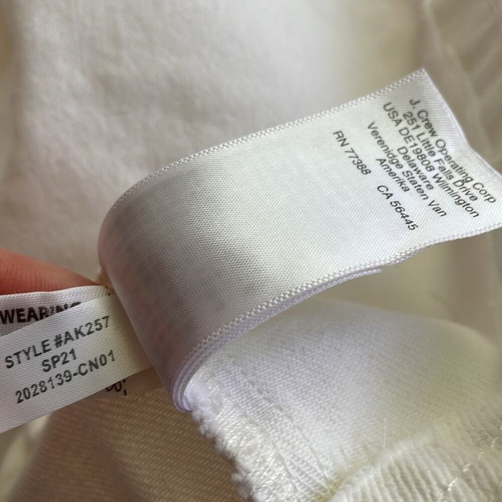 J.Crew Denim Shift Dress in White - Picture 12 of 12